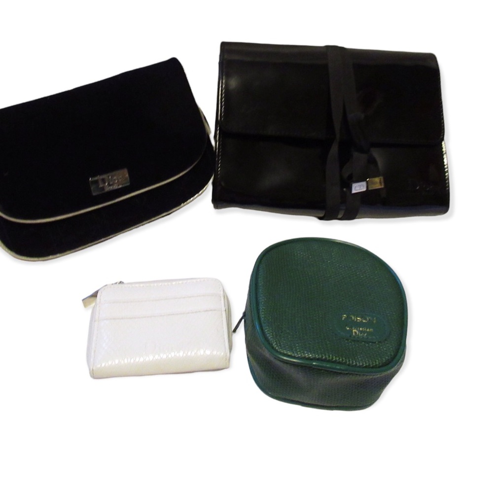 Dior Makeup and Beauty Bags Pouches Bundle of 4